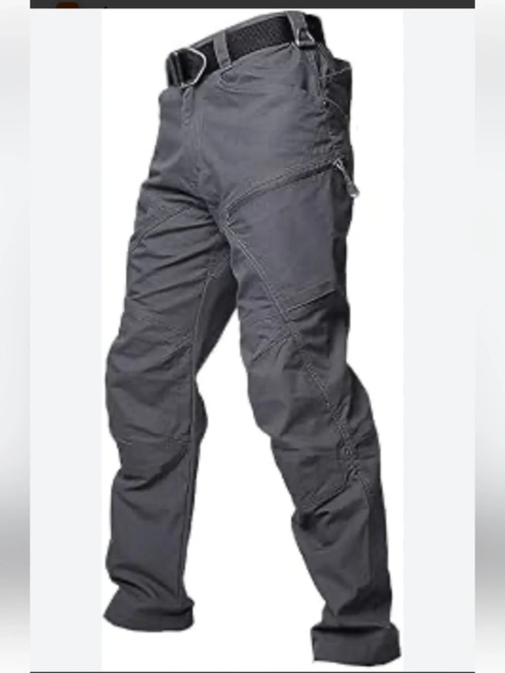 Men's Gray Cargo Utility Pants